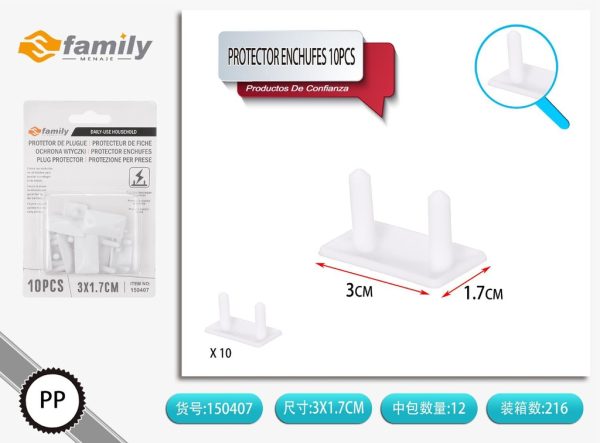 Protector de enchufes 10PCS - Artículos de protección