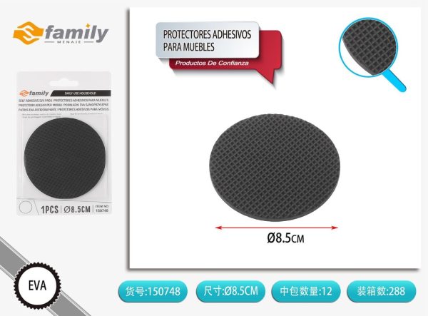 Protectores adhesivos redondos para muebles de 8.5 cm 1 pc - Accesorios para muebles