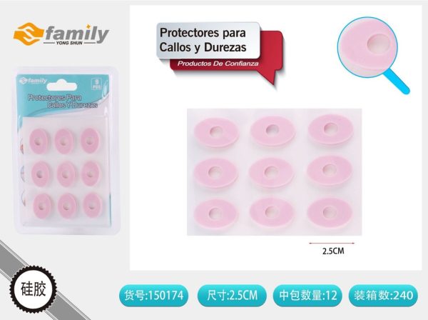 Protectores para Callos y Durezas Ovalados 9Pcs - Almohadillas para Pies