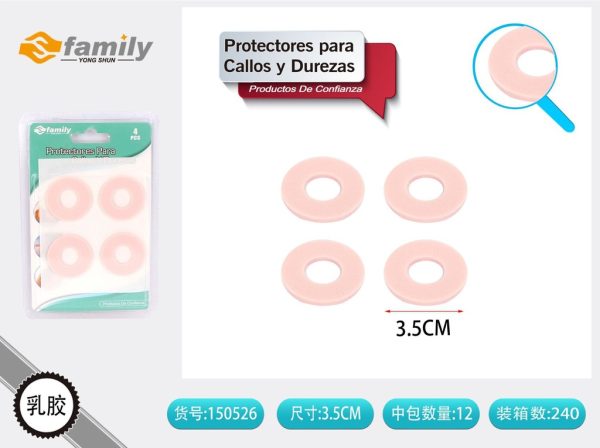 Protectores para callos y durezas 4 unidades - Almohadillas de confort