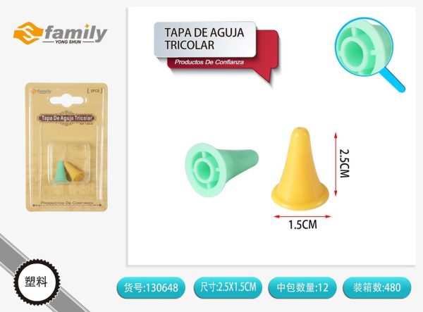 Tapa de aguja para tricolar en 2 piezas - Accesorios de tejido