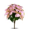Bonsái artificial de 12 cabezas de Flores de Navidad simuladas - Planta decorativa - Imagen 2