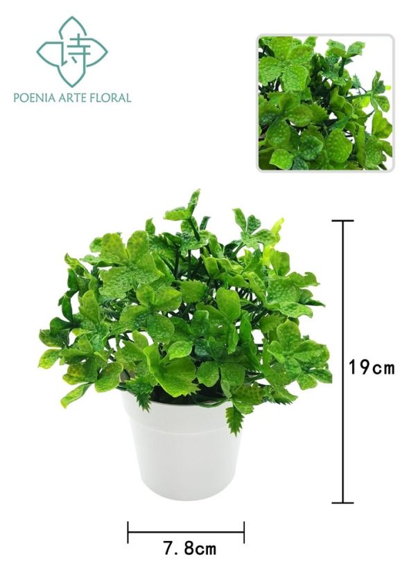 Bonsái artificial de violeta - Planta decorativa