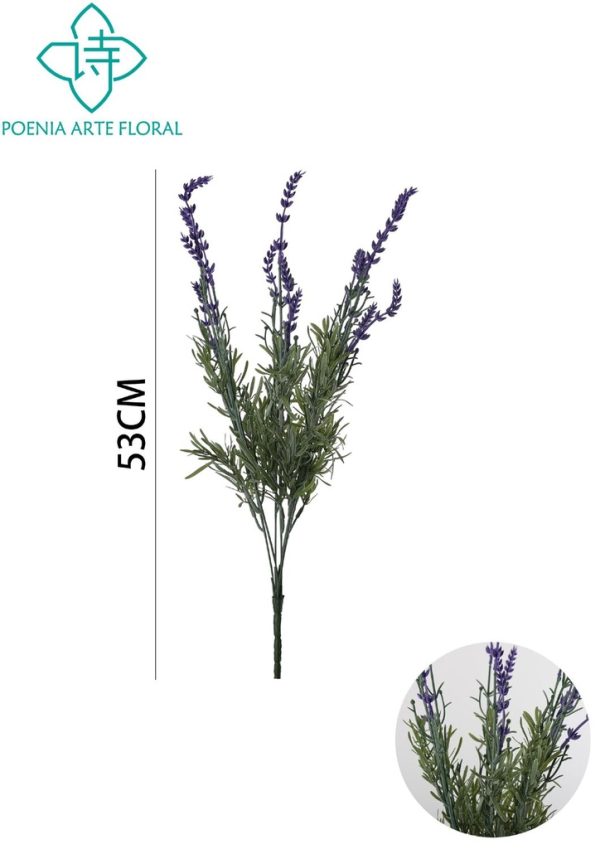 Decoración de flores - Ramal de lavanda 53cm