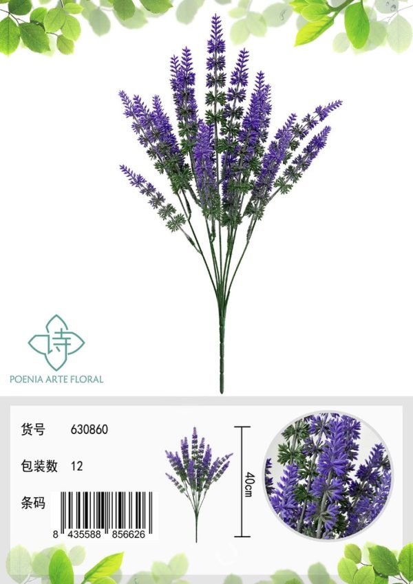 Flores artificiales de lavanda - Decoraciones