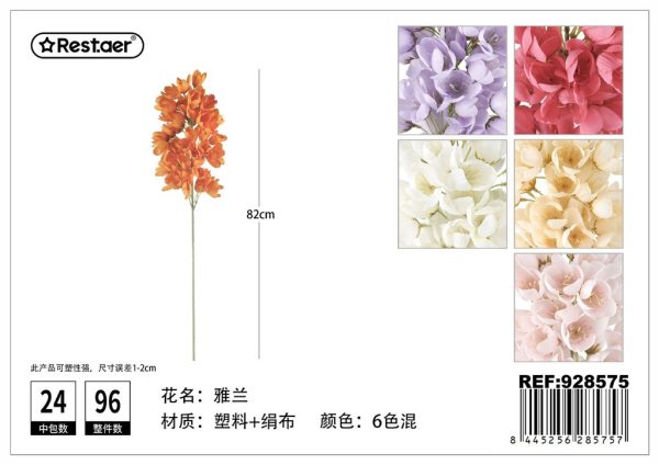 Flores artificiales magnolia 82cm para decoración