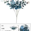 Hojas de dinero artificial 16 ramas 49 cm - Ramo decorativo - Imagen 3