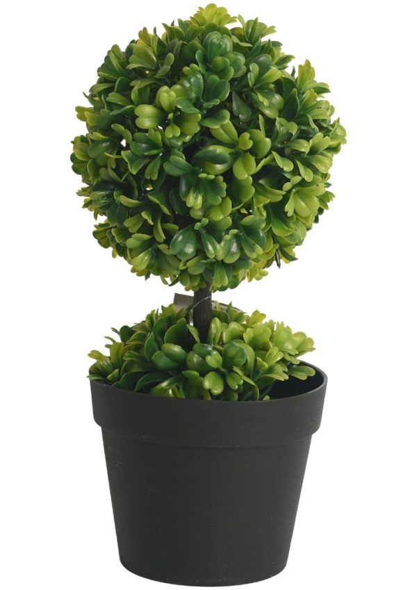 Planta artificial Boj en maceta para decoración del hogar