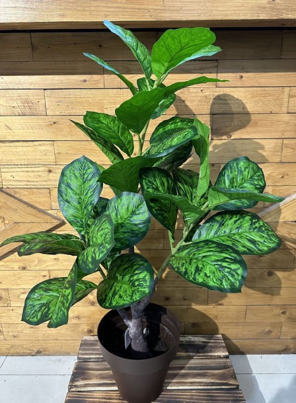 Planta artificial de aspidistra con maceta - Planta de interior