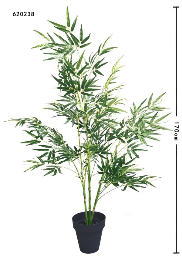 Planta artificial de bambú 170cm para decoración