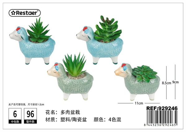 Planta artificial de macetas 5*10*11 cm - Decoración floral y plantas