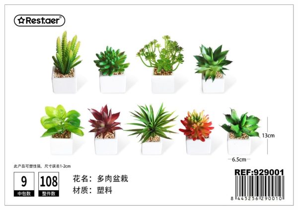 Planta artificial de macetas 6.5*13CM - Decoración artificial