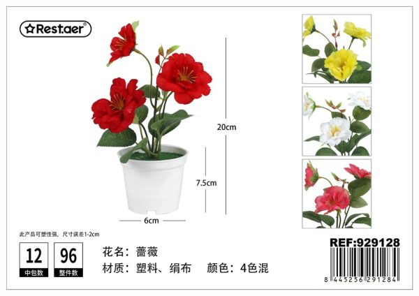 Planta artificial de macetero 20 cm - Decoración floral