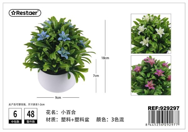 Planta artificial en maceta 18 cm - Flores artificiales