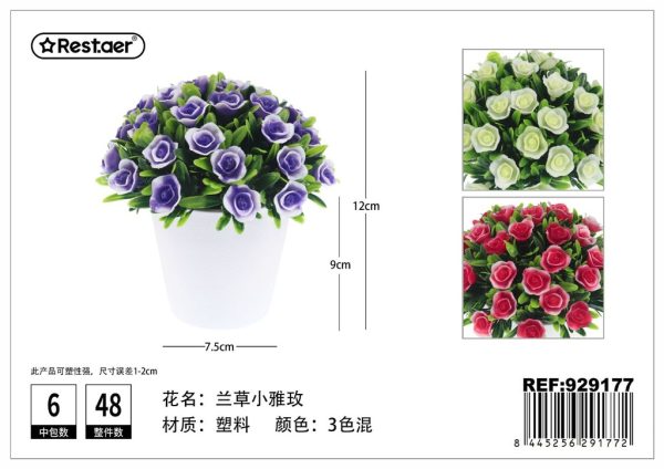 Planta artificial en macetas 12cm - Flores decorativas