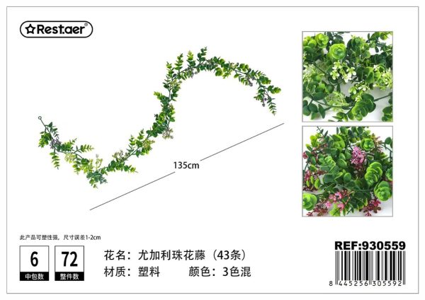 Planta artificial guirnalda 1.35 m - Guirnaldas artificiales - Imagen 3
