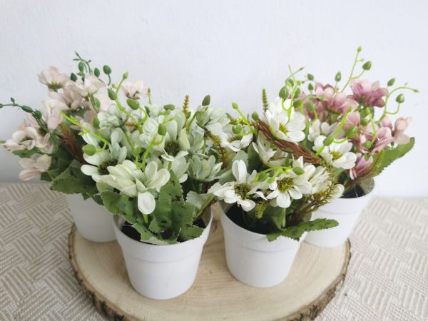 Planta artificial pequeña en maceta - Bonsái decorativo - Imagen 9
