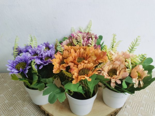 Planta artificial pequeña en maceta - Bonsái decorativo - Imagen 21