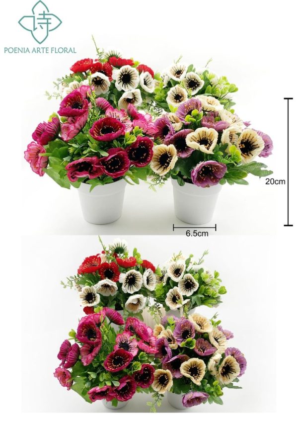 Planta artificial pequeña en maceta - Bonsái decorativo - Imagen 23
