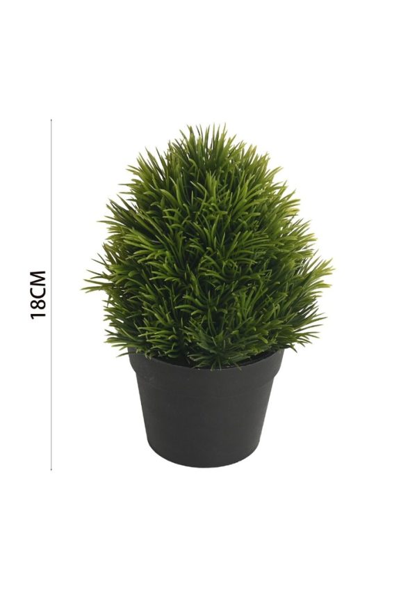 Planta con césped artificial 18cm - Decoración con plantas