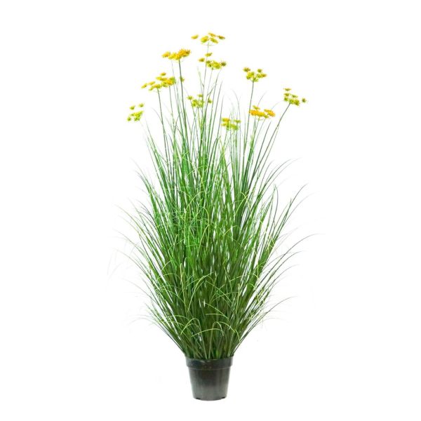 Planta de flores artificiales 11 cabezas 120 cm - Decoración floral y jardines