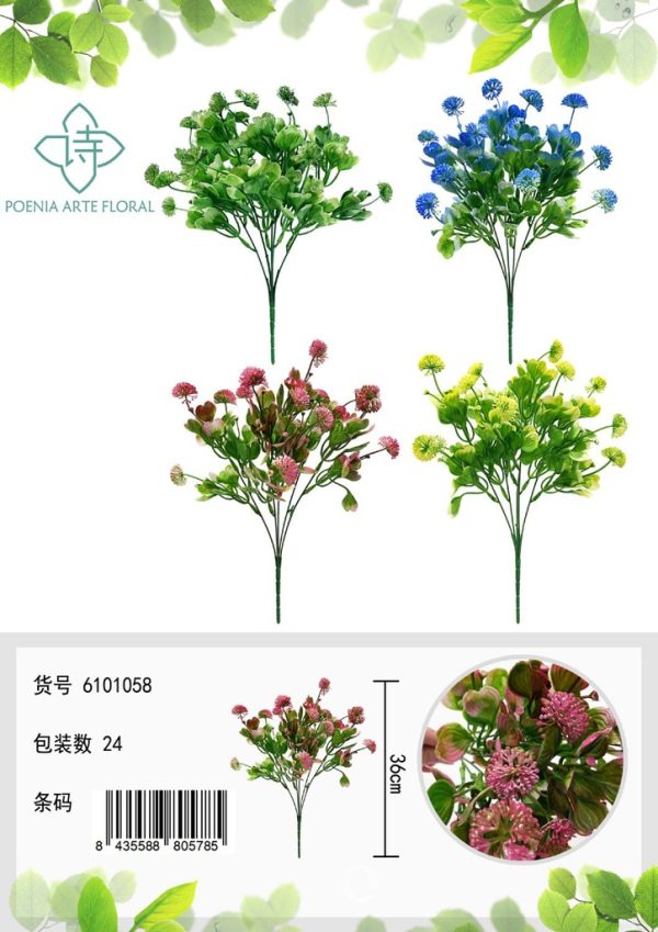 Planta de ídem de plástico con atados - Accesorios de decoración