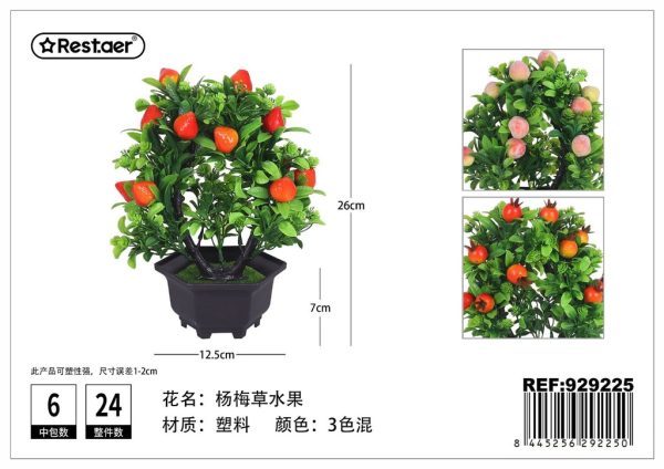 Plantas artificiales en maceta decorativa 26 cm - Jardinería y decoración
