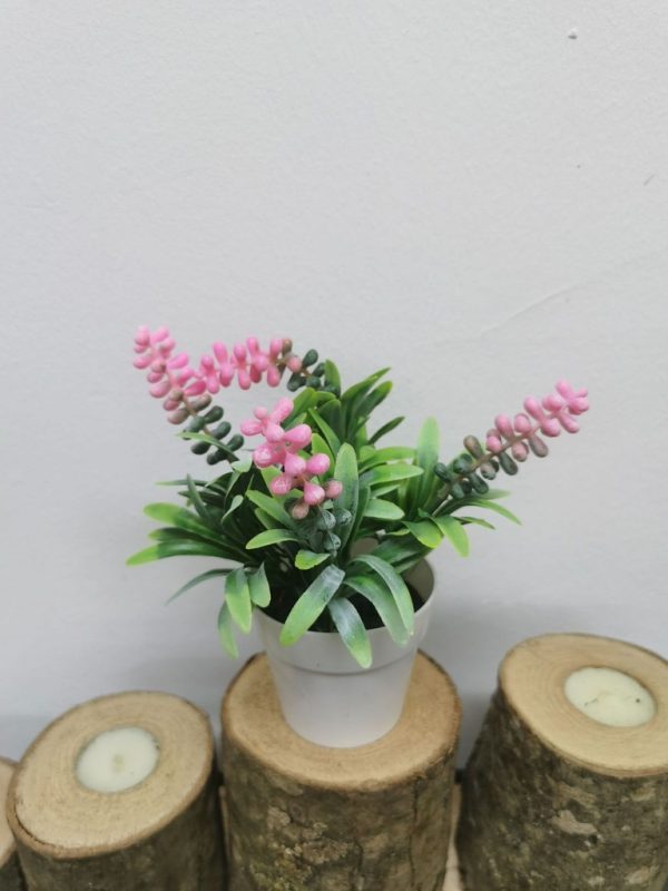 Pozuelo artificial - Pequeño macetero decorativo - Imagen 3