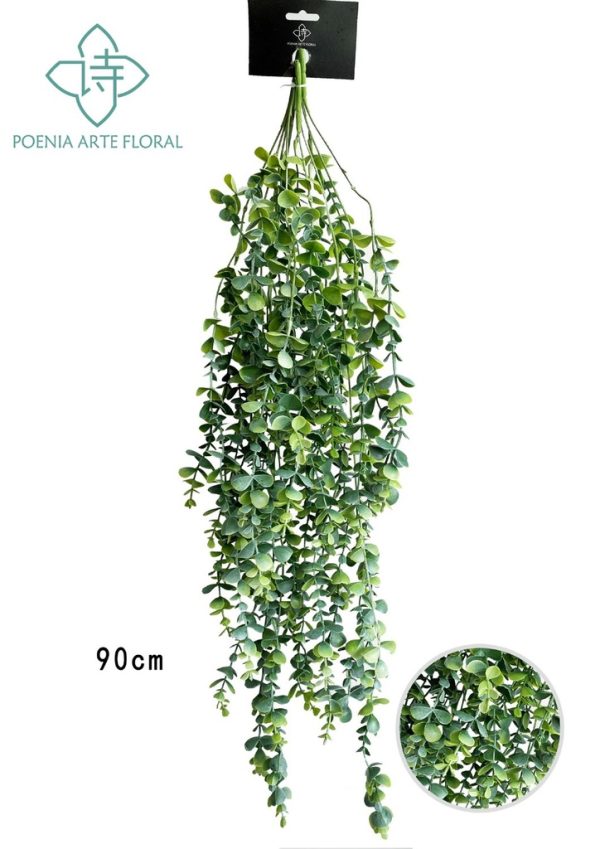 Rama de eucalipto artificial spray para colgar - decoración de pared enredadera