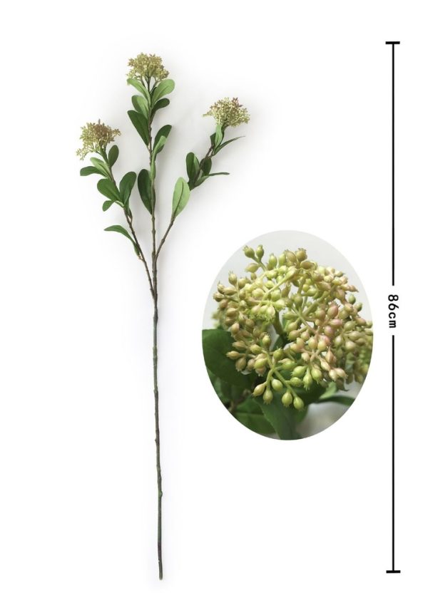 Rama de flor artificial de grosella - Decoración floral para hogar