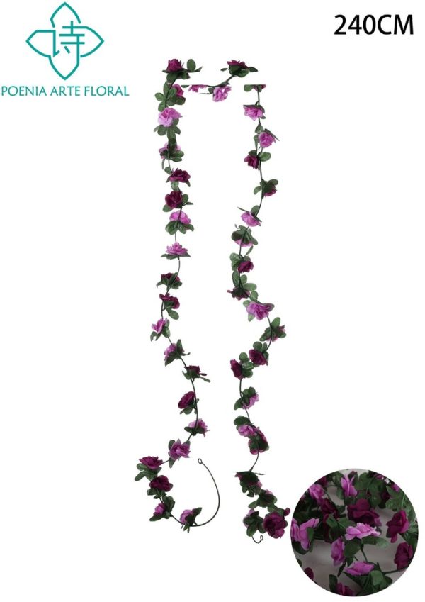 Rama de flor artificial morada - Nuevos productos decorativos