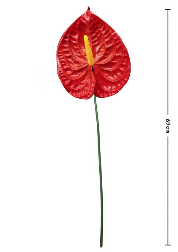 Rama de flor decorativa roja - Decoración