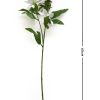 Rama de flores artificiales en color blanco - Decoración floral para hogar - Imagen 2