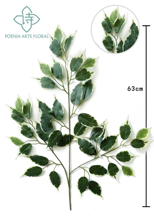 Rama de hoja de 56 cm - Decoraciones de flores artificiales