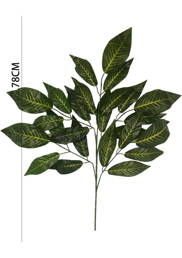Rama de hoja de plástico (unidad) - Decoración floral y botánica