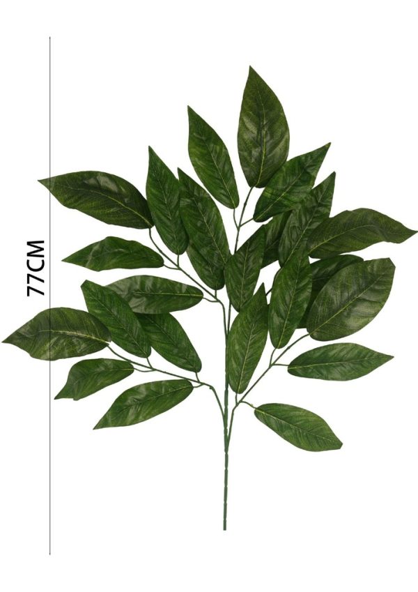 Rama de hoja de plástico (unidad) - Decoración floral y botánica - Imagen 2