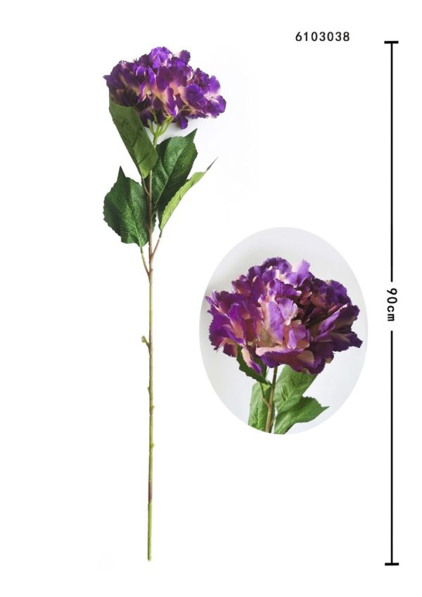Rama de hortensia artificial - Decoración floral