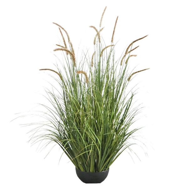 Rama de juncos de tela con 17 hojas de 120 cm - Decoración vegetal