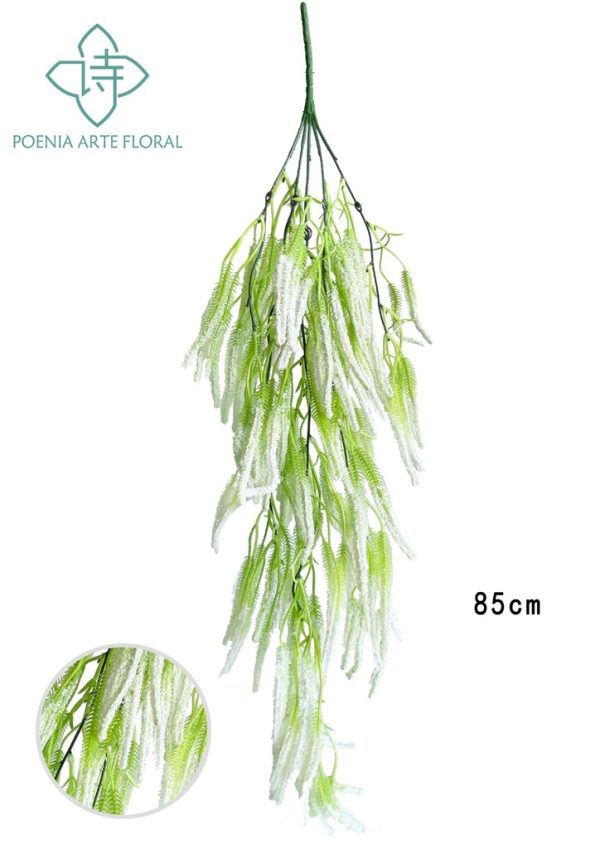 Rama de lavanda artificial de espuma para colgar - decoración de pared enredadera - Imagen 2