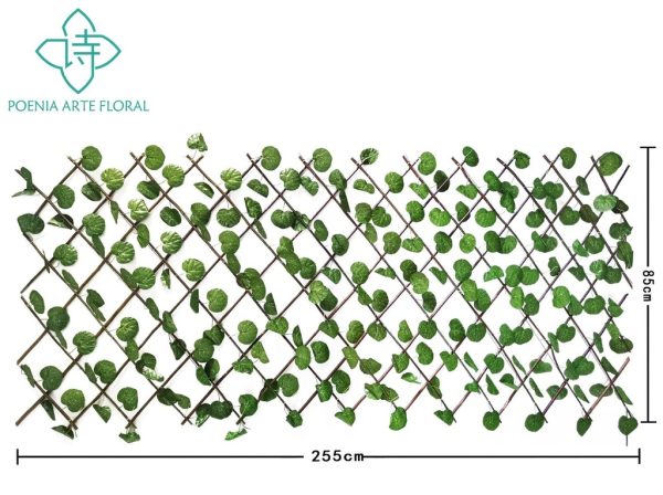 Rama decorativa de enredadera con hojas verde - Accesorios de hogar