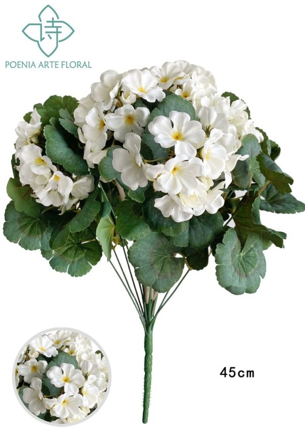 Ramillete de flores de begonia de 47 cm - Decoración floral