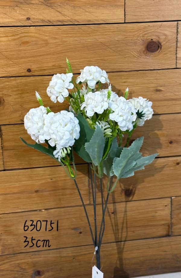 Ramo artificial de crisantemos - Flores decorativas
