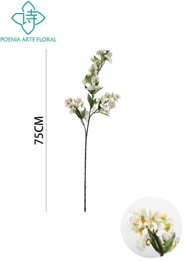 Ramo artificial de flor pequeña 75 cm - Decoración floral fresca