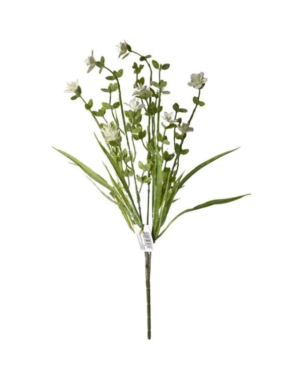 Ramo artificial de orquídeas suaves 43 cm - Flores decorativas