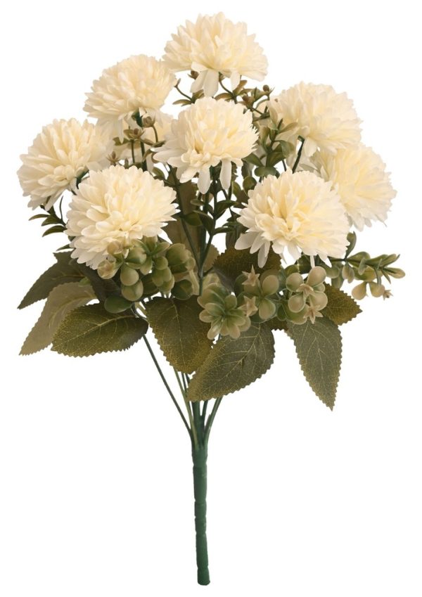 Ramo de 10 cabezas de flores de bola de 40 cm - Ramo decorativo - Imagen 3