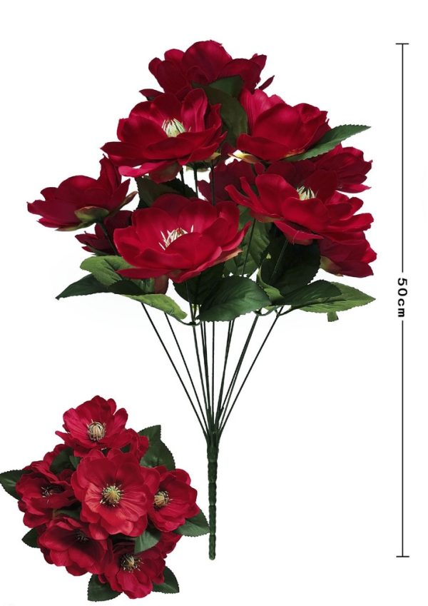 Ramo de 11 cabezas de magnolias clásicas - Ramo decorativo