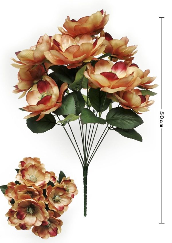 Ramo de 11 cabezas de magnolias clásicas - Ramo decorativo - Imagen 3