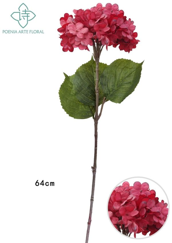 Ramo de 5 pétalos en color rojo oscuro - Decoración floral