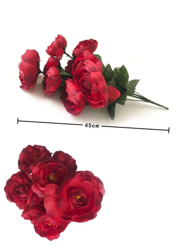 Ramo de camelias (9 cabezas)