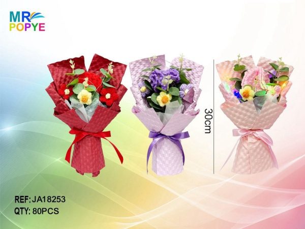 Ramo de flores artesanales con luz - Regalos para el día de la madre - Imagen 3